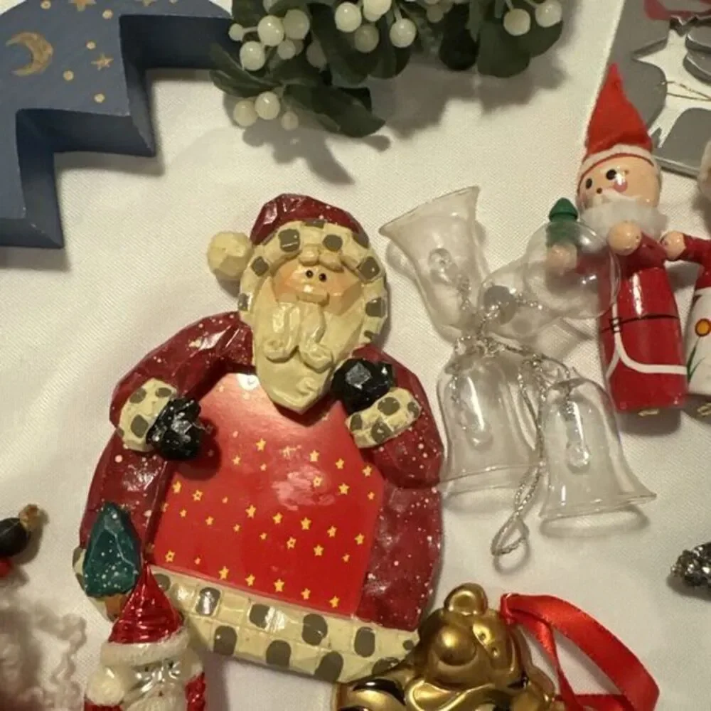 Lot of 11‎ Vintage & Modern Christmas Ornaments Mid West Crate & Barrel Japan